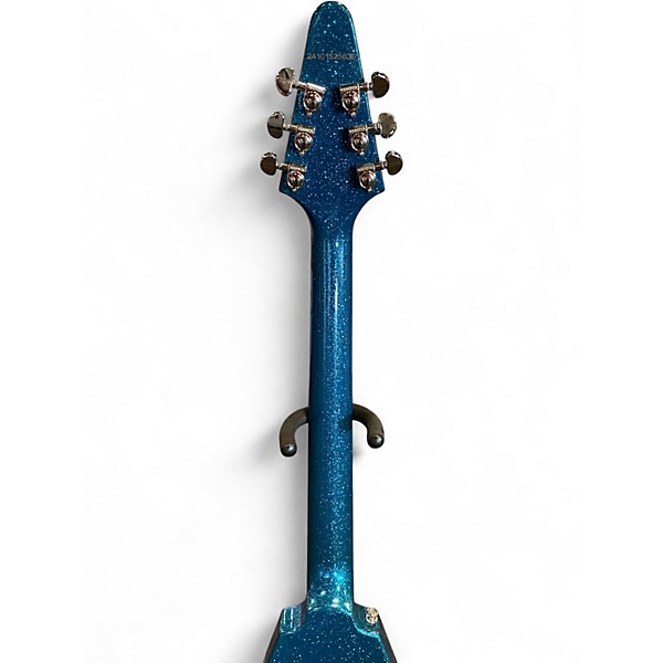 Used Epiphone Flying V Blue Solid Body Electric Guitar