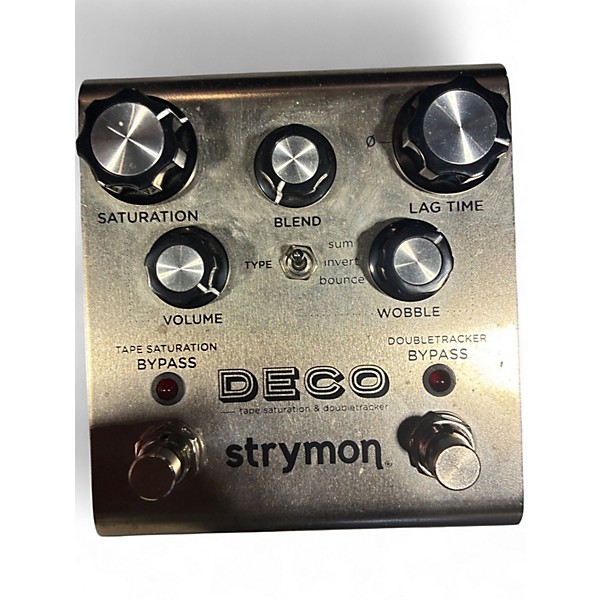 Used Strymon Deco Tape Saturation and Doubletracker Delay Effect Pedal