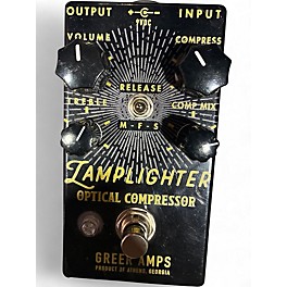 Used Greer Amplification LAMPLIGHTER OPTICAL COMPRESSOR Effect Pedal