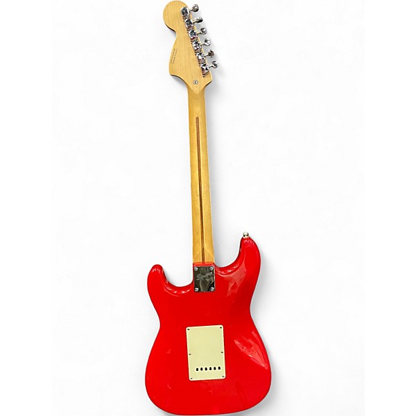 Used Squier Affinity Stratocaster Fiesta Red Solid Body Electric Guitar
