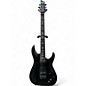 Used Schecter Guitar Research C-1 Evil Twin FR-S SLS Elite Satin Black Solid Body Electric Guitar thumbnail