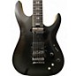 Used Schecter Guitar Research C-1 Evil Twin FR-S SLS Elite Satin Black Solid Body Electric Guitar