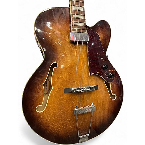 Used Ibanez AF71F Tobacco Burst Hollow Body Electric Guitar