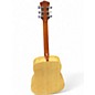 Used Luna WOODLAND BAMBOO DREADNAUGHT Natural Acoustic Guitar