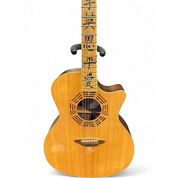 Used Luna OCLZEN Natural Acoustic Electric Guitar