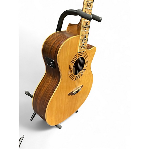 Used Luna OCLZEN Natural Acoustic Electric Guitar