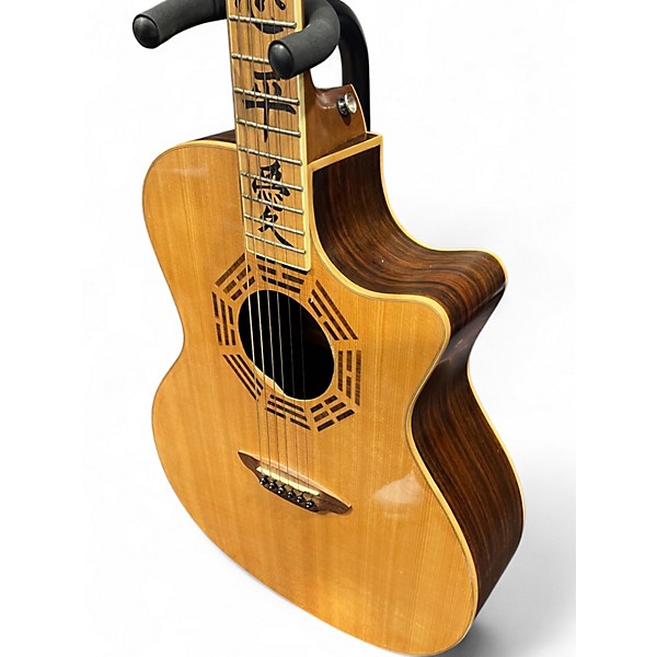 Used Luna OCLZEN Natural Acoustic Electric Guitar