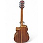 Used Luna OCLZEN Natural Acoustic Electric Guitar