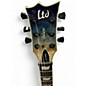 Used ESP LTD EC1000 Deluxe Ocean Blue Burst Solid Body Electric Guitar