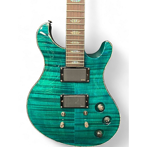 Used Charvel Desolation DC-2 ST Trans Blue Solid Body Electric Guitar
