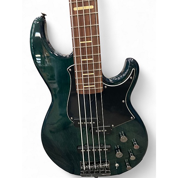 Used Yamaha BB735A Green Electric Bass Guitar