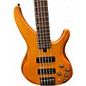 Used Yamaha trbx605fm Amber Electric Bass Guitar