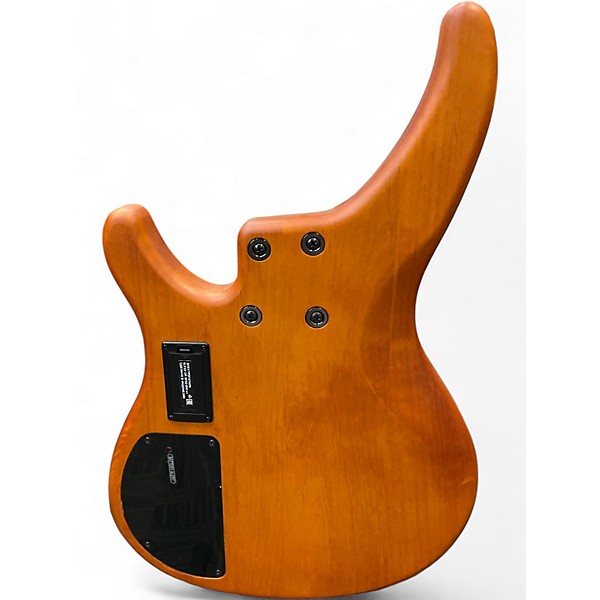 Used Yamaha trbx605fm Amber Electric Bass Guitar