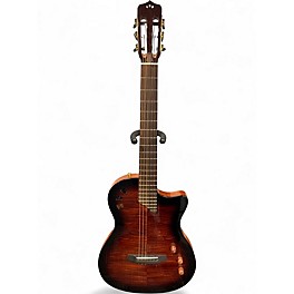 Used Cordoba Stage Nylon 2 Color Sunburst Classical Acoustic Electric Guitar