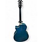 Used Dean Exotica FM Blue Ghost Flames Acoustic Electric Guitar