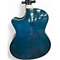 Used Dean Exotica FM Blue Ghost Flames Acoustic Electric Guitar
