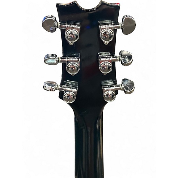 Used Dean Exotica FM Blue Ghost Flames Acoustic Electric Guitar