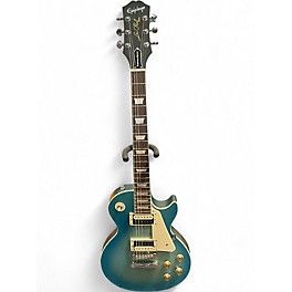 Used Epiphone Les Paul Traditional Pro IV Ocean Turquoise Solid Body Electric Guitar
