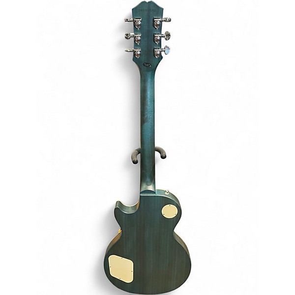 Used Epiphone Les Paul Traditional Pro IV Ocean Turquoise Solid Body Electric Guitar