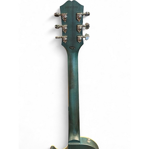 Used Epiphone Les Paul Traditional Pro IV Ocean Turquoise Solid Body Electric Guitar