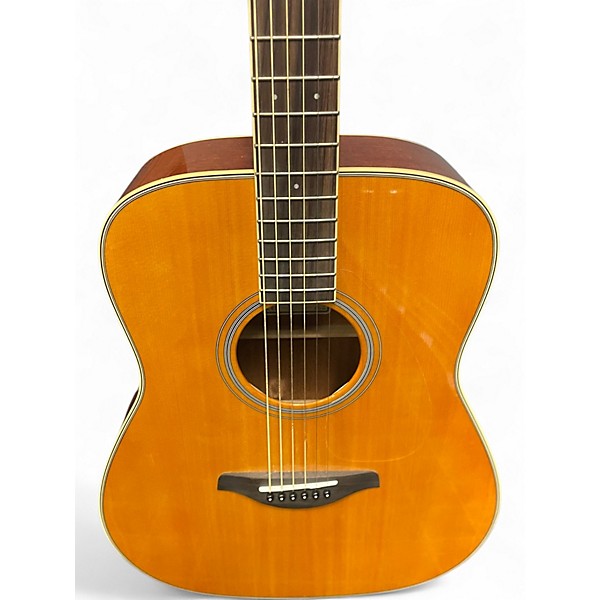 Used Yamaha FGTA TRANSACOUSTIC Natural Acoustic Electric Guitar