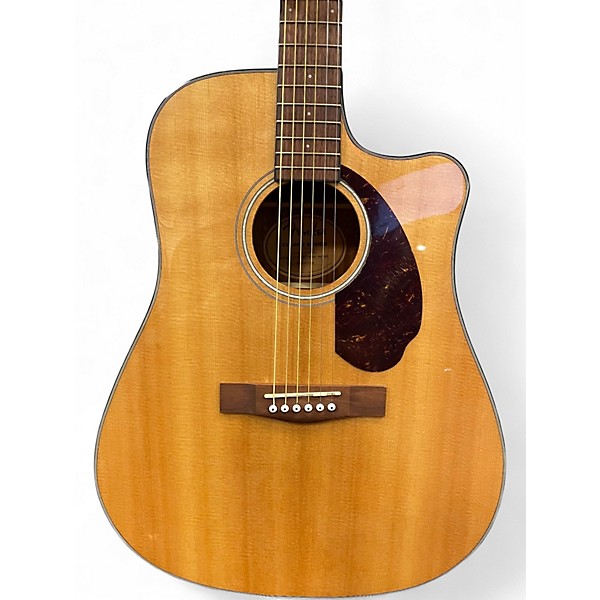 Used Fender CD140SCE Natural Acoustic Electric Guitar