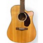 Used Fender CD140SCE Natural Acoustic Electric Guitar