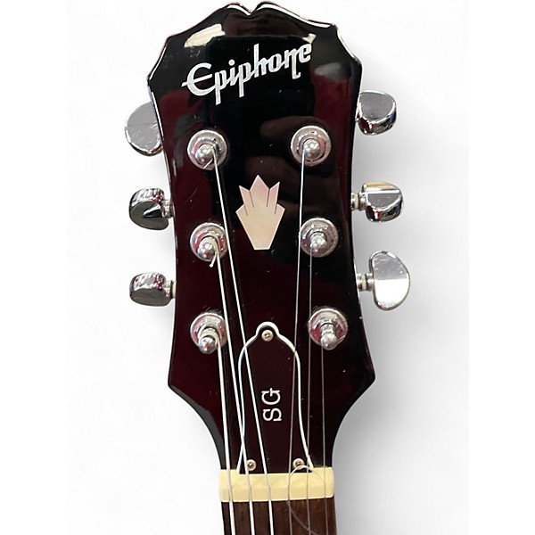 Used Epiphone 1961 SG Standard Maestro Vibrato Heritage Cherry Solid Body Electric Guitar