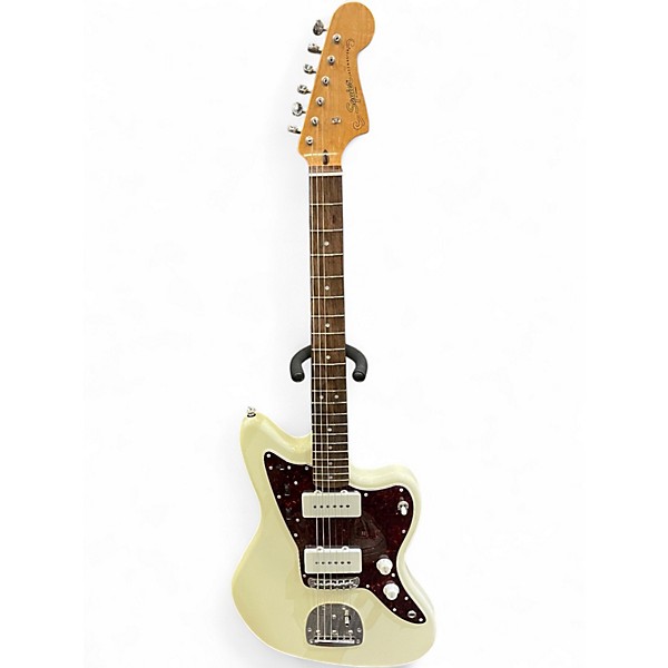 Used Squier Classic Vibe 60s Jazzmaster Olympic White Solid Body Electric Guitar
