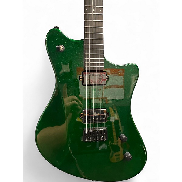 Used Balaguero Espada Emerald Green Solid Body Electric Guitar
