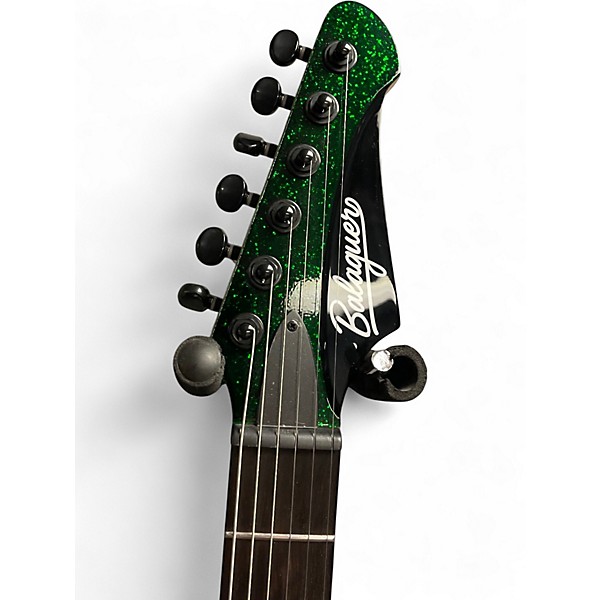 Used Balaguero Espada Emerald Green Solid Body Electric Guitar