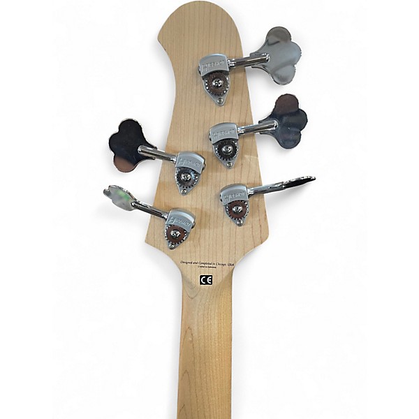Used Lakland 55-02 Skyline Series 5 String Natural Electric Bass Guitar