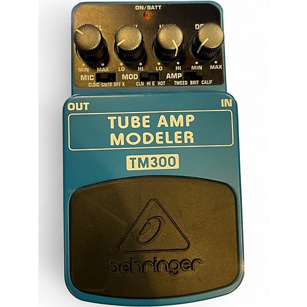 Used Behringer TM300 Tube Amp Modeler Effect Pedal