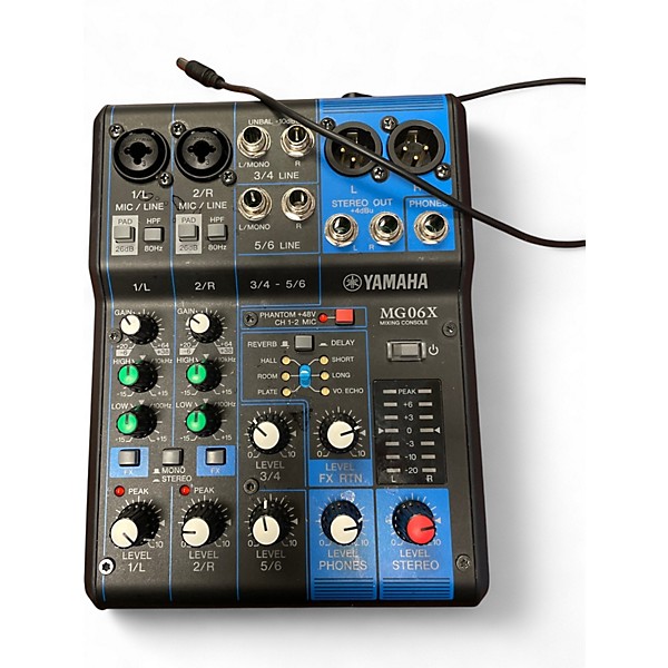 Used Yamaha MG06X Powered Mixer