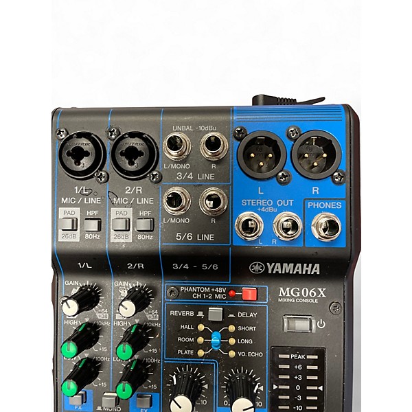 Used Yamaha MG06X Powered Mixer