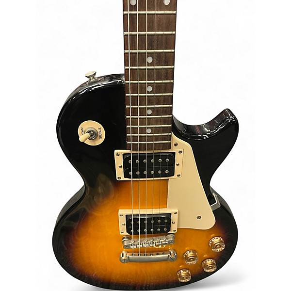 Used Epiphone Les Paul 100 Bolt On 2 Tone Sunburst Solid Body Electric Guitar