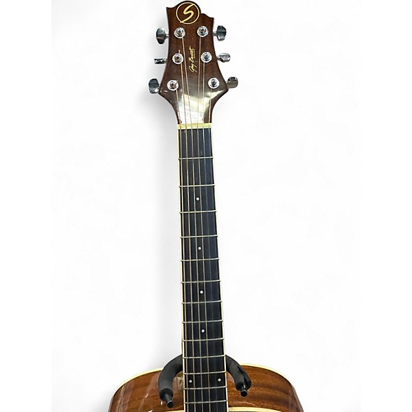 Used Greg Bennett Design by Samick Gd60 Natural Acoustic Guitar