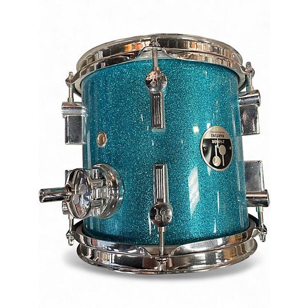 Used SONOR 4 Piece Martini Metallic Blue Drum Kit