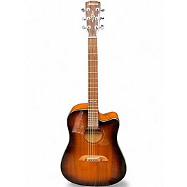 Used Alvarez AD66CE Dreadnought 2 Tone Sunburst Acoustic Electric Guitar