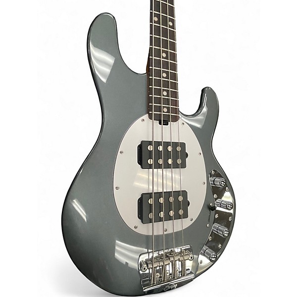 Used Sterling by Music Man ray 34hh Charcoal Electric Bass Guitar