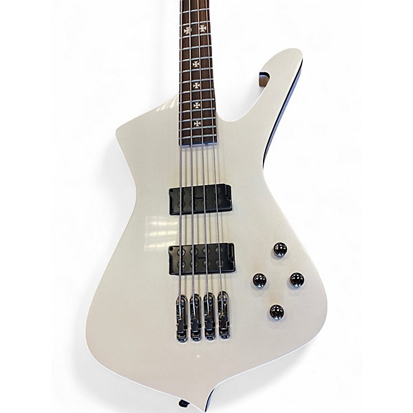Used Ibanez SDB3 White Electric Bass Guitar