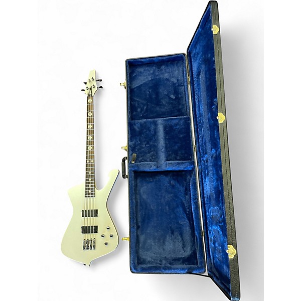 Used Ibanez SDB3 White Electric Bass Guitar