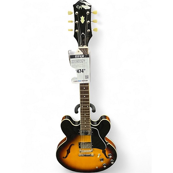 Used Epiphone ES335 IG 2 Color Sunburst Hollow Body Electric Guitar