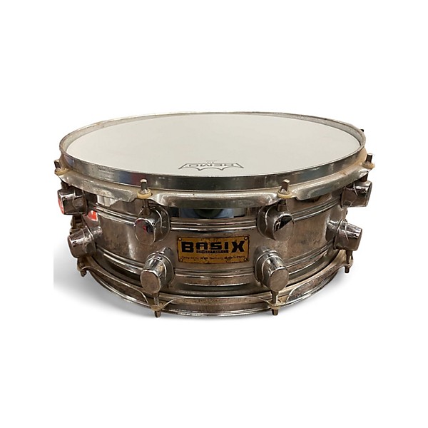 Used Basix 14X6 steel snare Chrome Drum