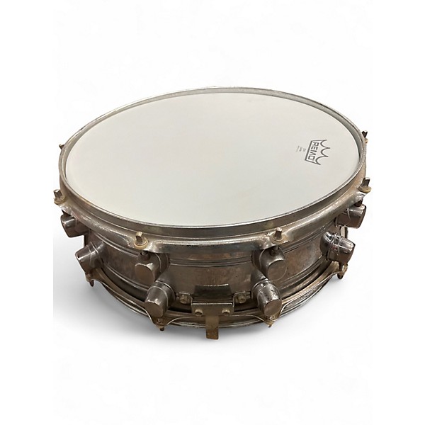 Used Basix 14X6 steel snare Chrome Drum