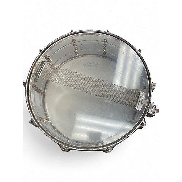 Used Basix 14X6 steel snare Chrome Drum