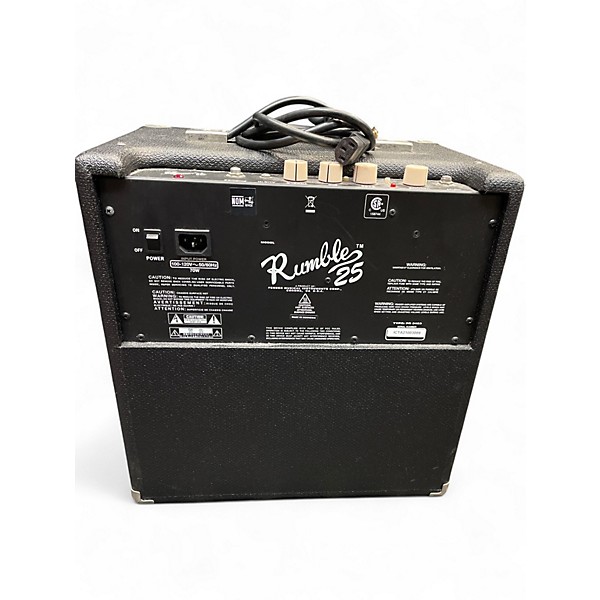 Used Fender Rumble 25 25W 1x10 Bass Combo Amp