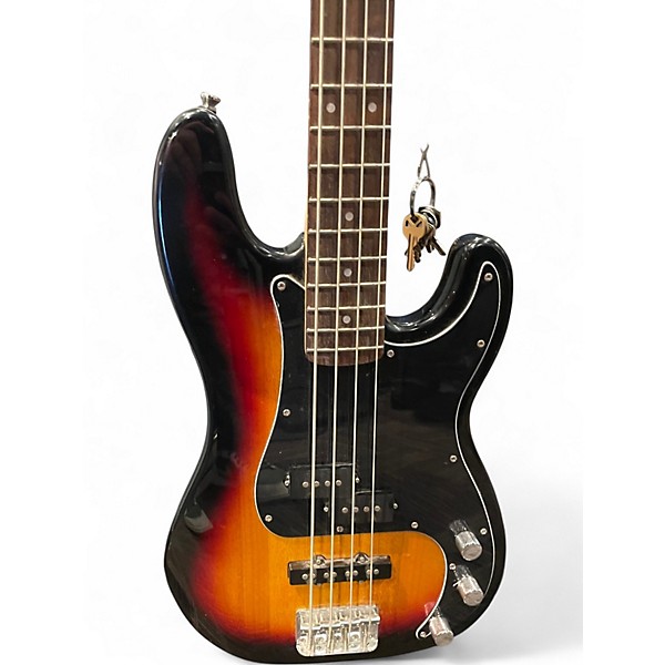 Used Squier Affinity Precision Bass 2 Color Sunburst Electric Bass Guitar