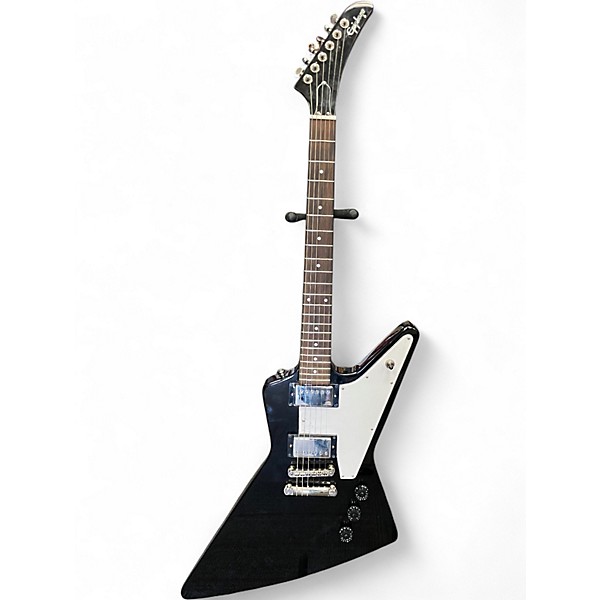 Used Epiphone Explorer Ebony Solid Body Electric Guitar