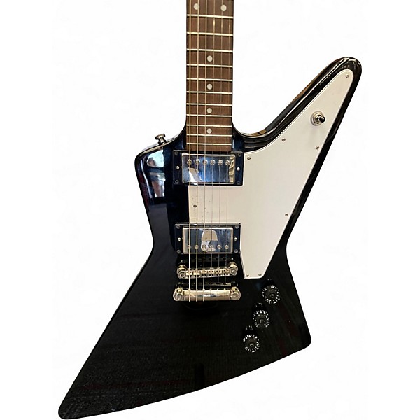 Used Epiphone Explorer Ebony Solid Body Electric Guitar